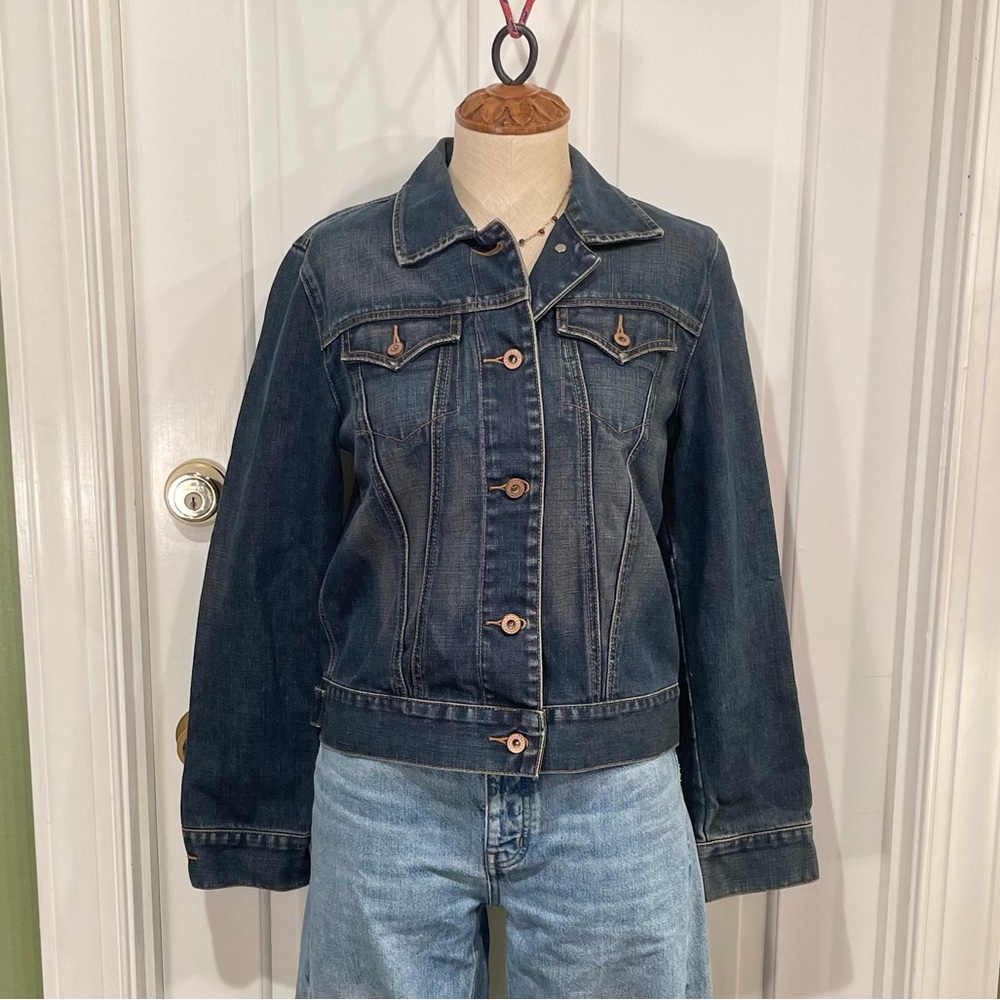Vintage Gap Dark Wash Denim Jacket